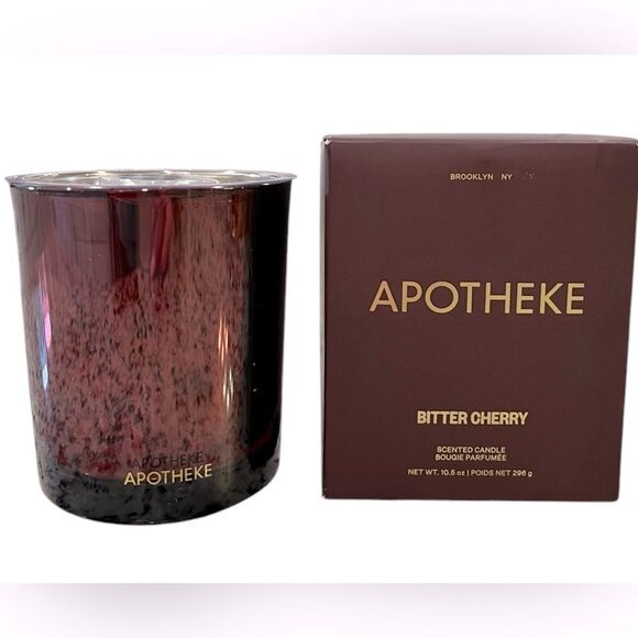 Apotheke Firewood Ceramic Scented Candle 13 oz Soy Wax Cardamom Patchouli Cedar - Picture 1 of 2